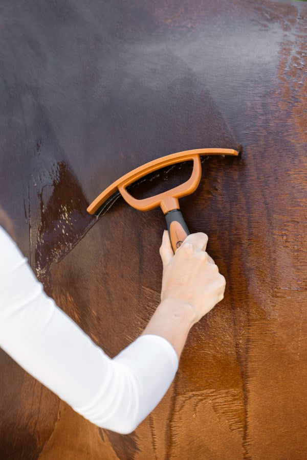 Covalliero Couteau de chaleur courbé modèle 2K - marron/noir