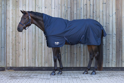 Couverture d'extérieur pour cheval RugBe HighNeck dark navy