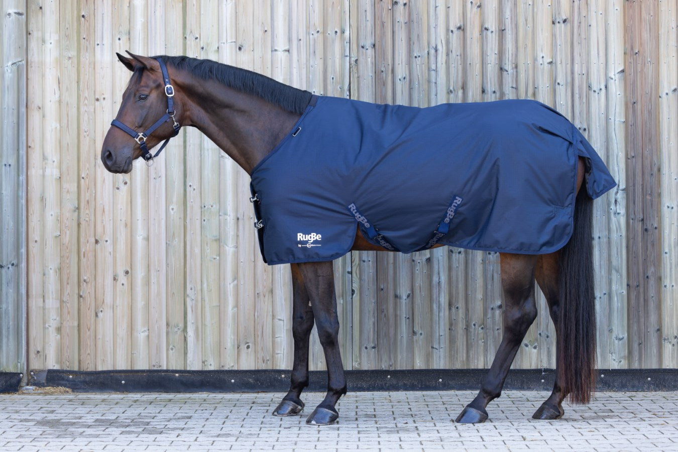 Couverture d'extérieur pour cheval RugBe 100 g - dark navy
