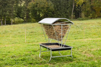 Râtelier à foin avec toit