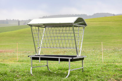 Râtelier à foin avec toit