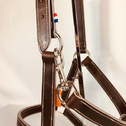 Licol en cuir Chromé – Gamme Ecurie –